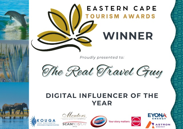 Eastern Cape Tourism Award Winner